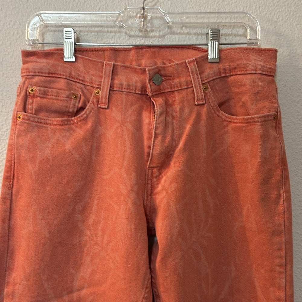 Levi's Coral Leaf Print Denim Jeans - Picture 3 of 8